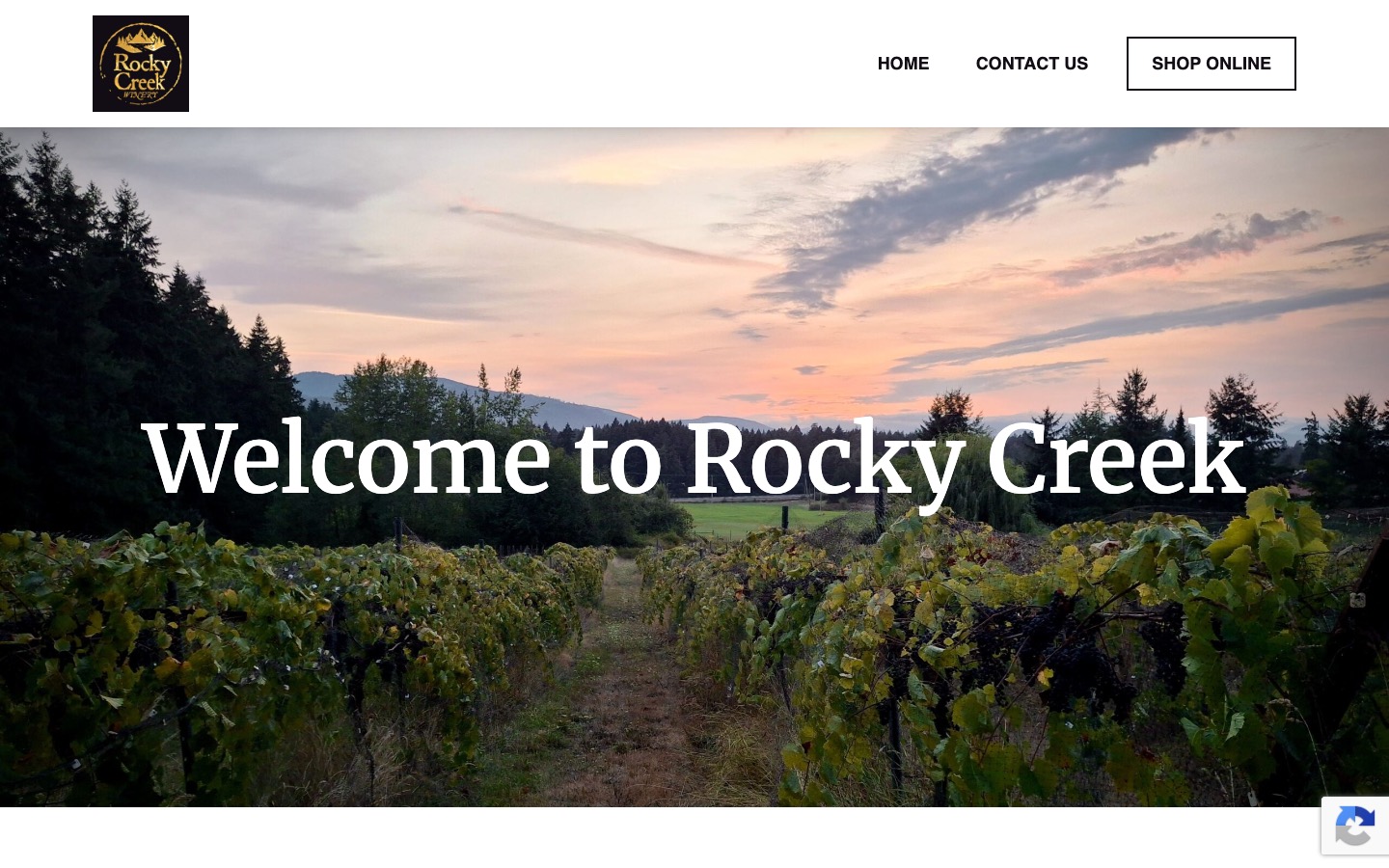 The current homepage